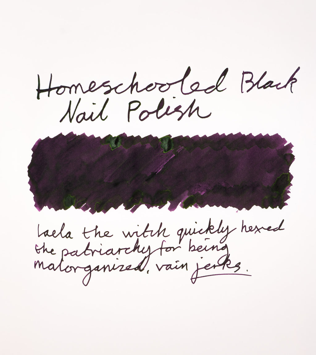 Homeschooled Black Nail Polish
